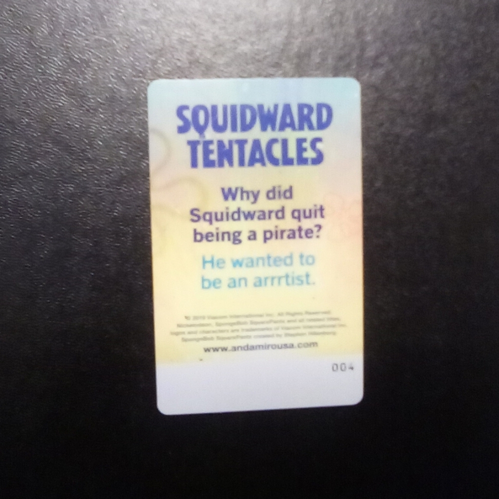 Squidward Tentacles Card - Picture 3 of 3